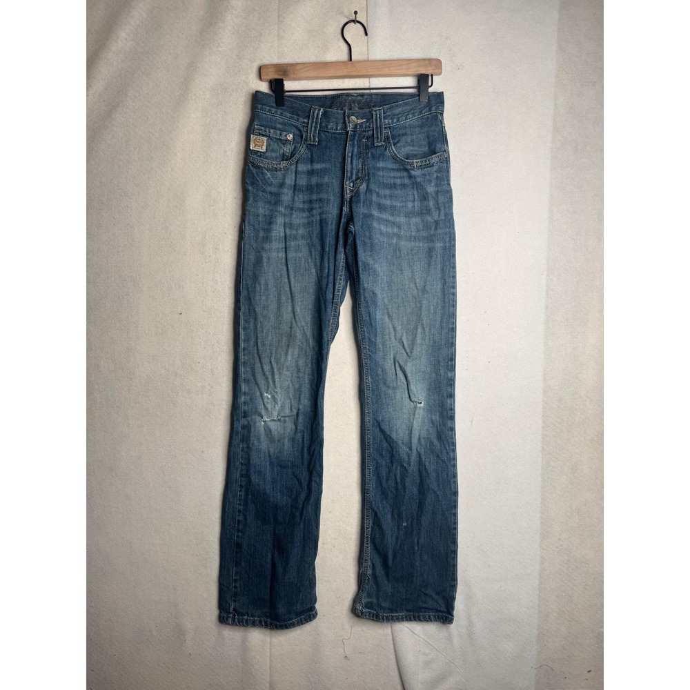 Cinch Carter 2.0 Mens Relaxed Straight Leg Jeans Blue Denim 27x34 MB71934008‎